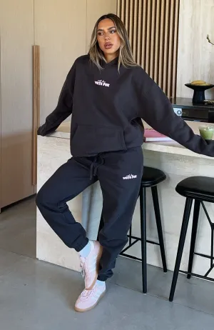 With Love In The Moment Sweatpants Charcoal Office Friendly Trendy Comfort