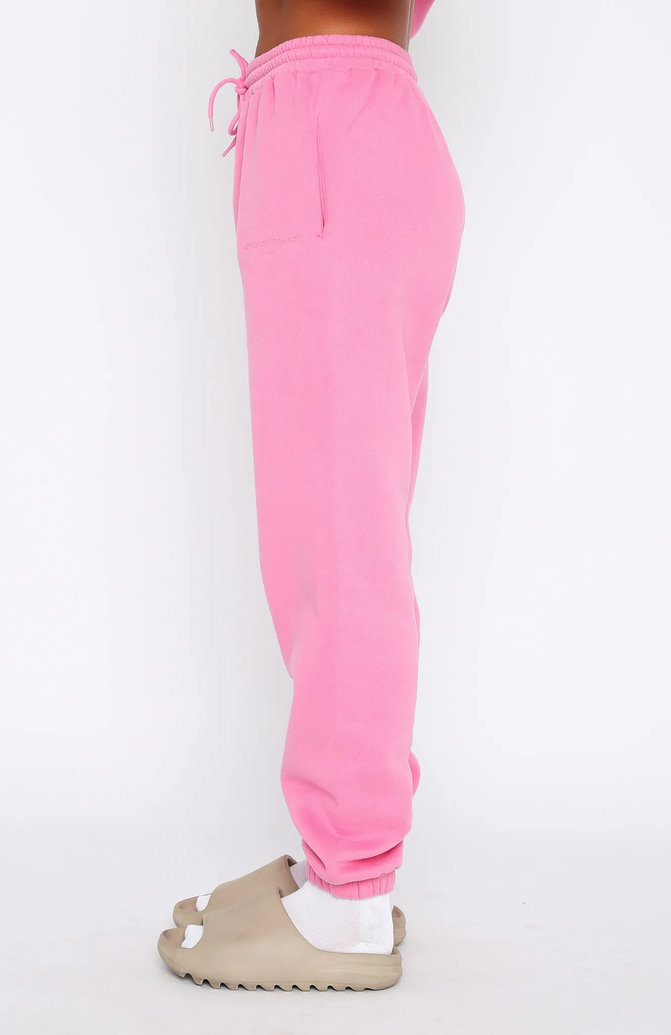 Future Forward Sweatpants Candy Pink Office Style