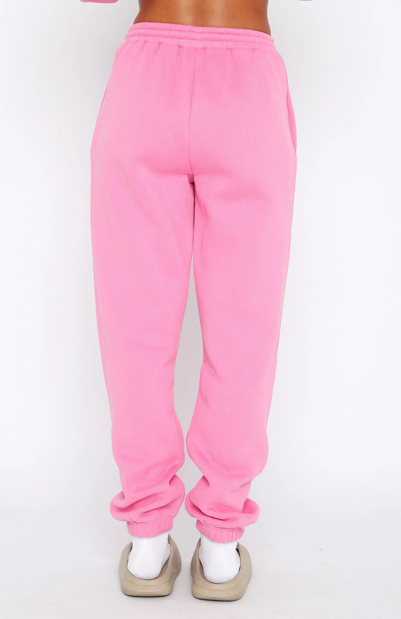 Future Forward Sweatpants Candy Pink Office Style