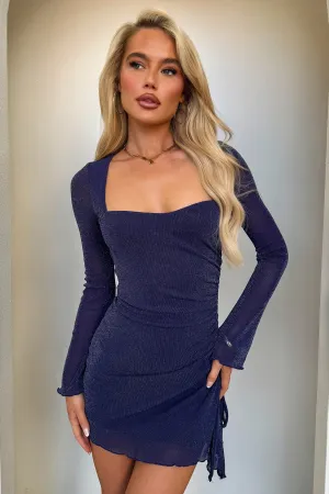 Glow Mode Georgina Dress - Navy