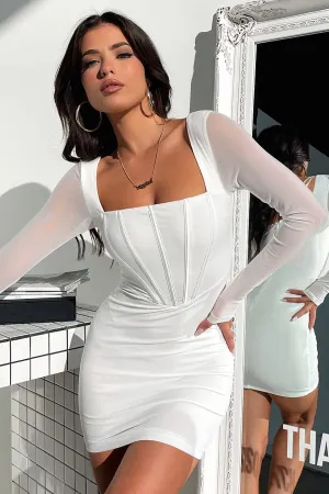 Style Pop Casual day dress Gilmore Dress - White