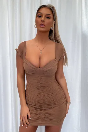 Lynx Dress - Brown Bar Scene Urban Soft