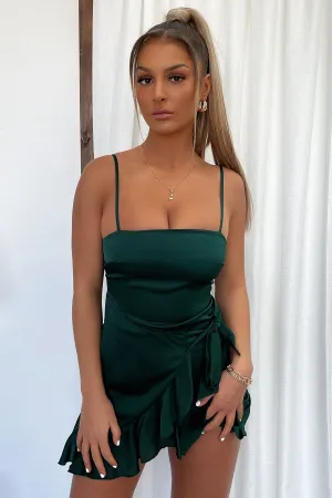 Grace Dress - Emerald Airy Vibe Trendy Mood