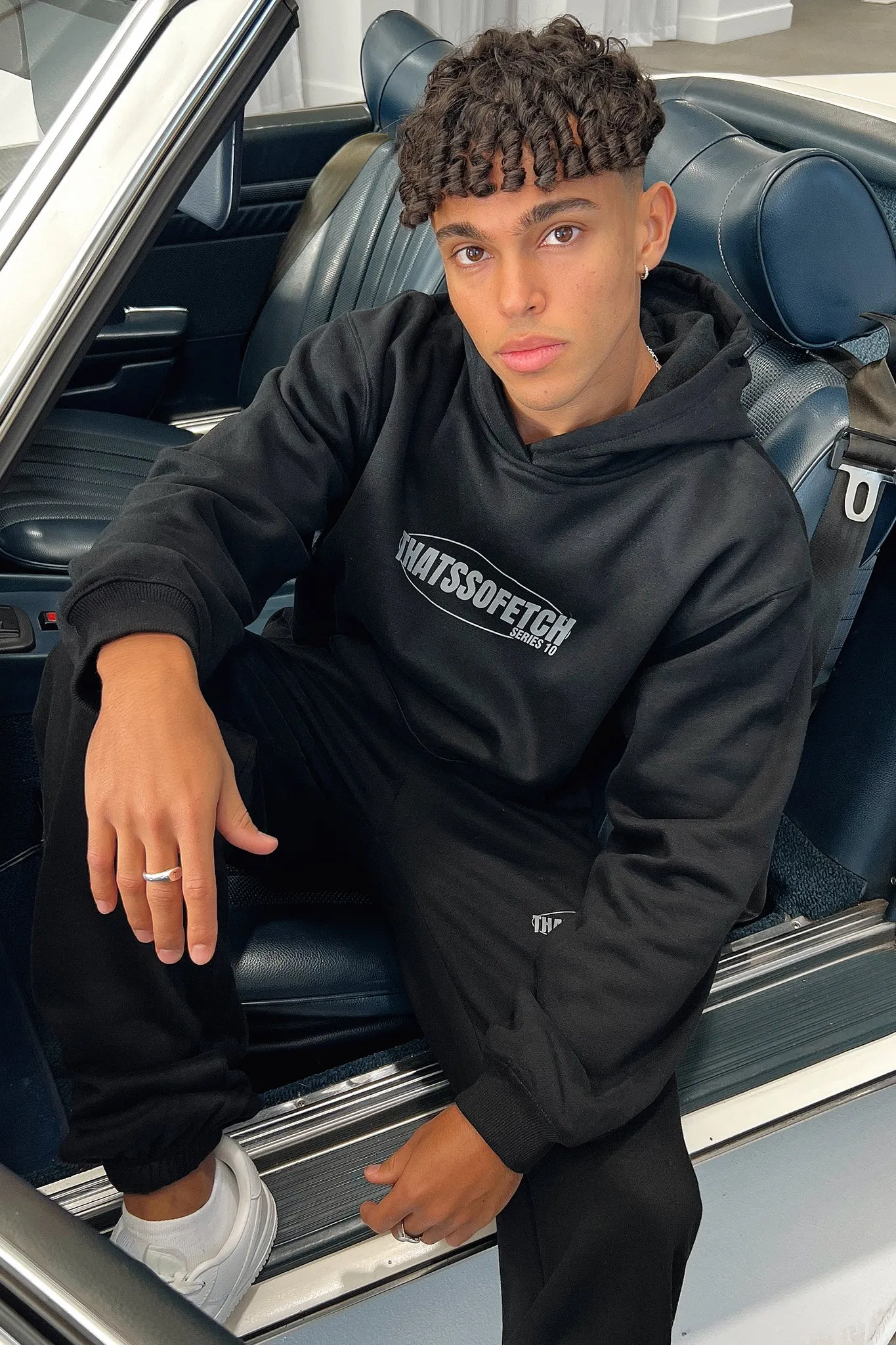 All weather Trendy Feel Series 10 Hoodie - Black