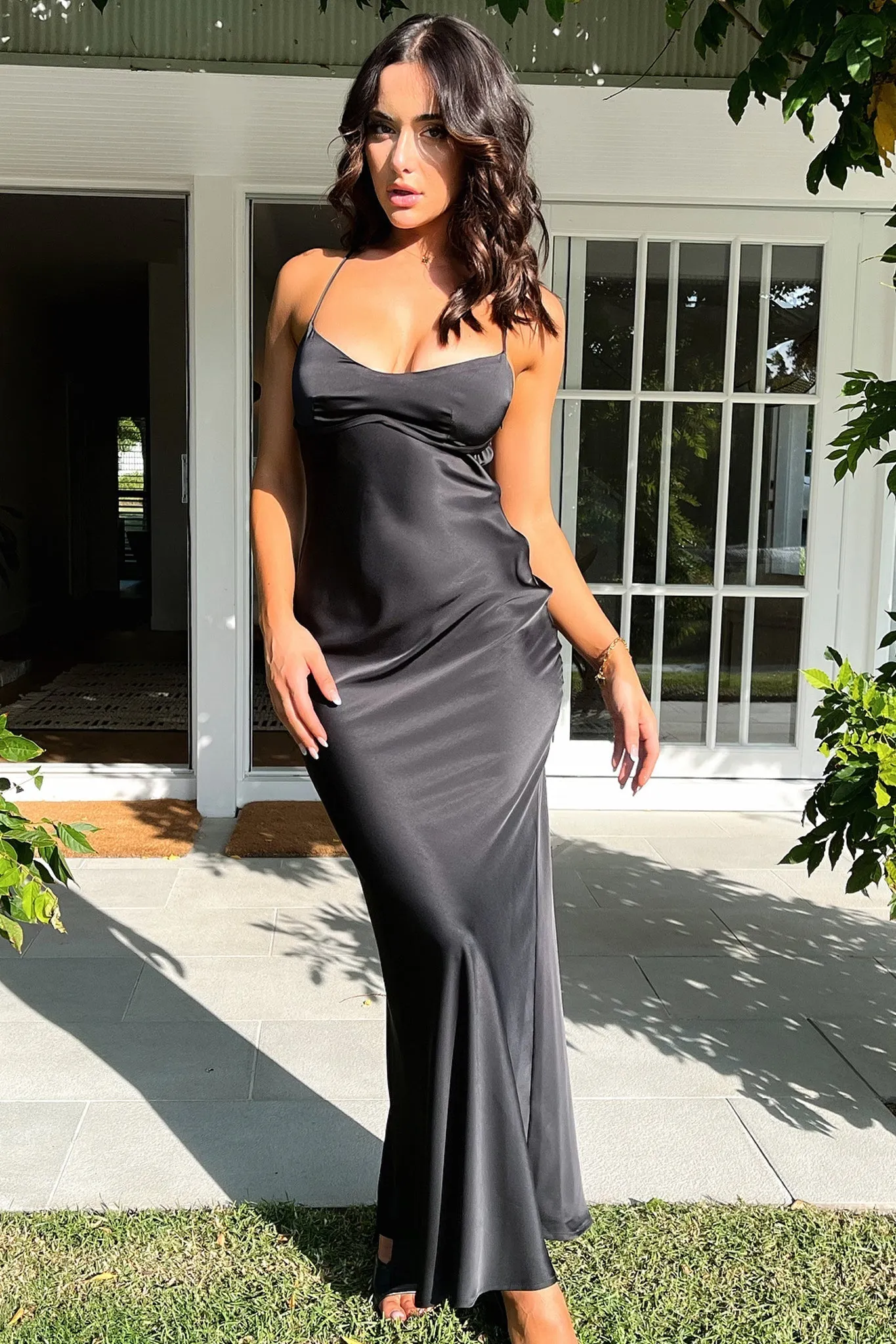 Hand Wash Kiani Maxi Dress - Black