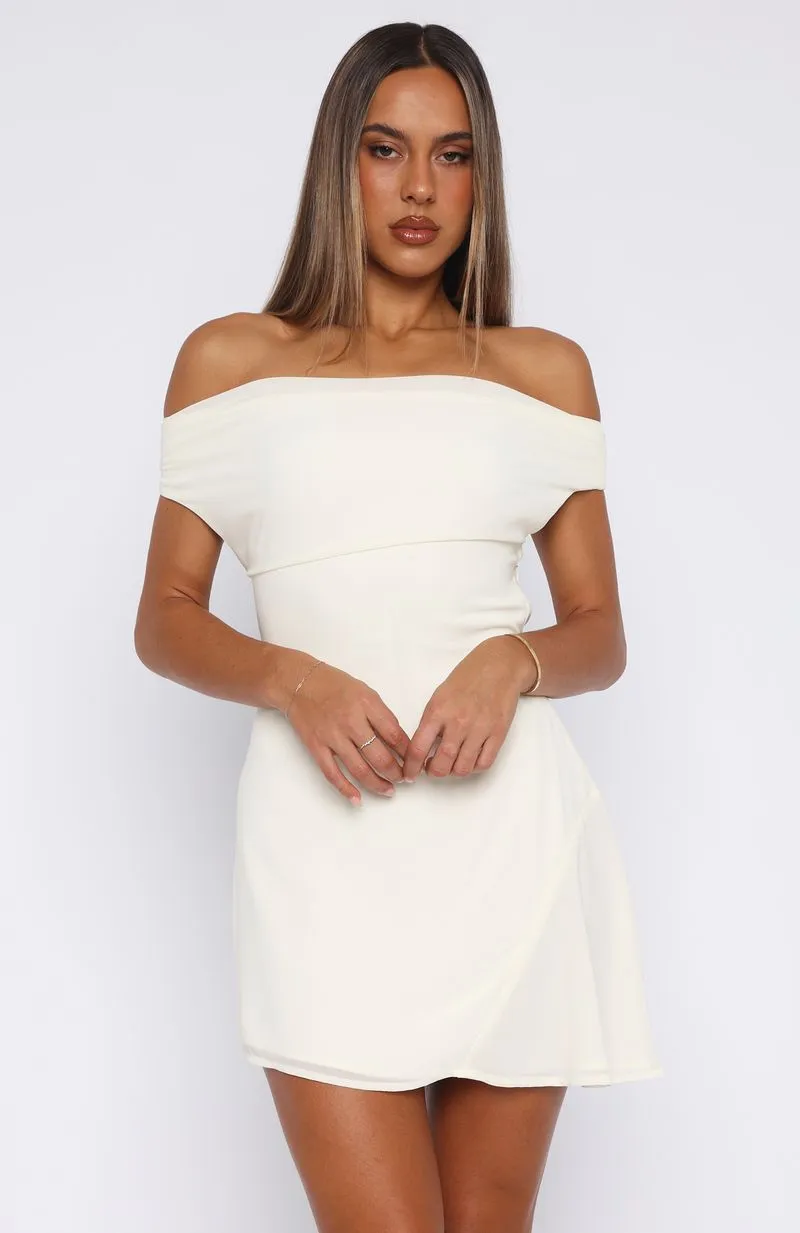 High Horse Mini Dress Off White Folk Motif