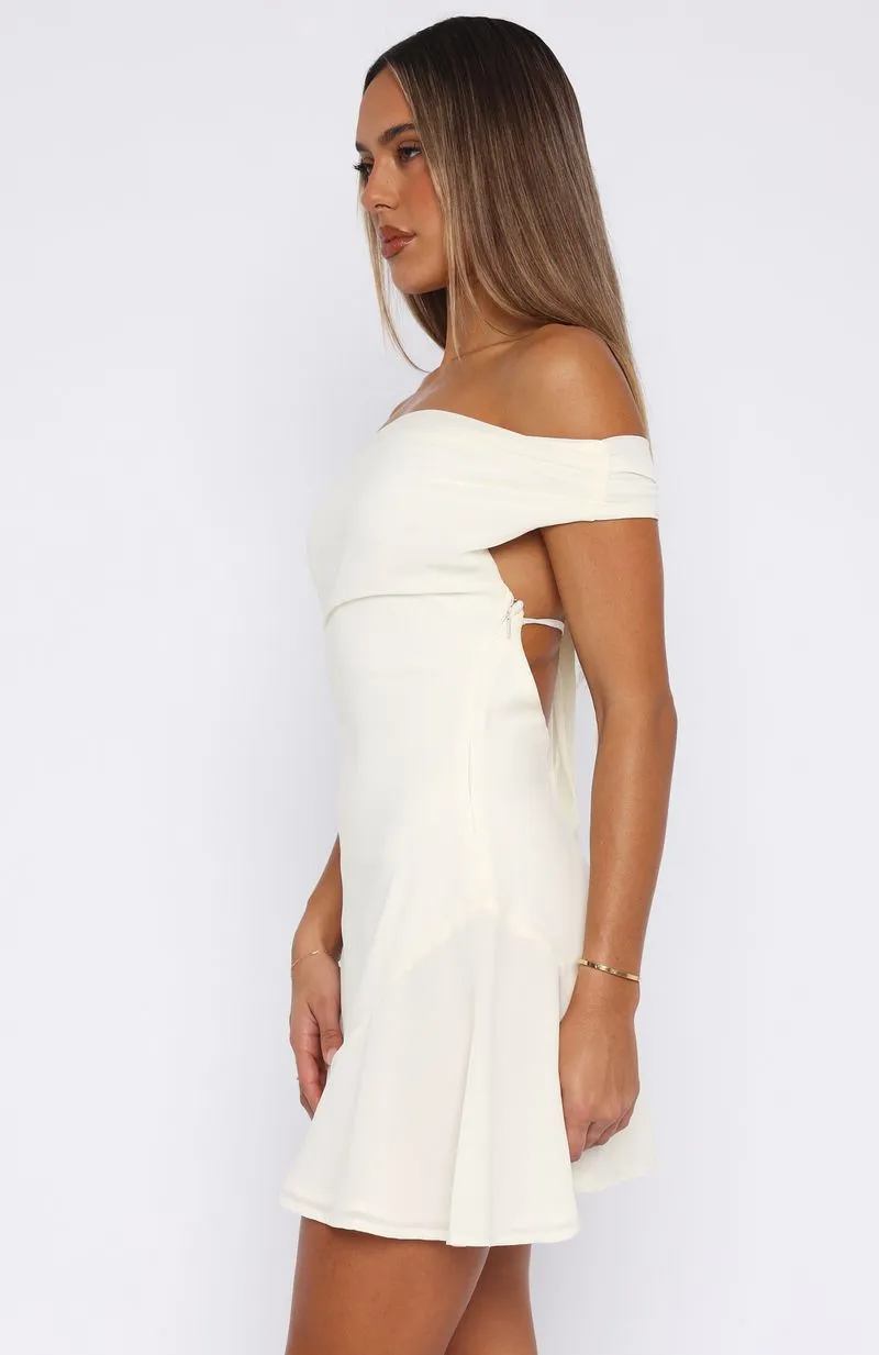High Horse Mini Dress Off White Folk Motif