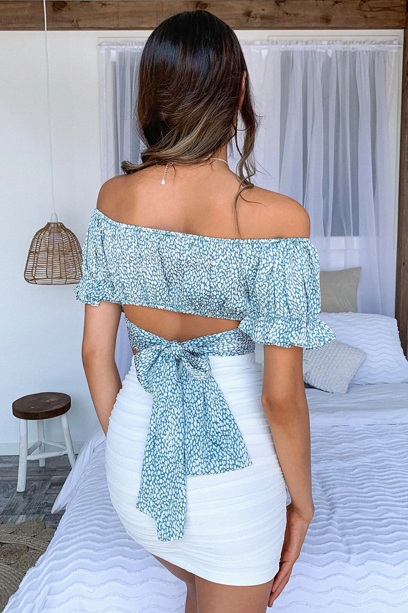 High Resilience Seconds Crop- Teal