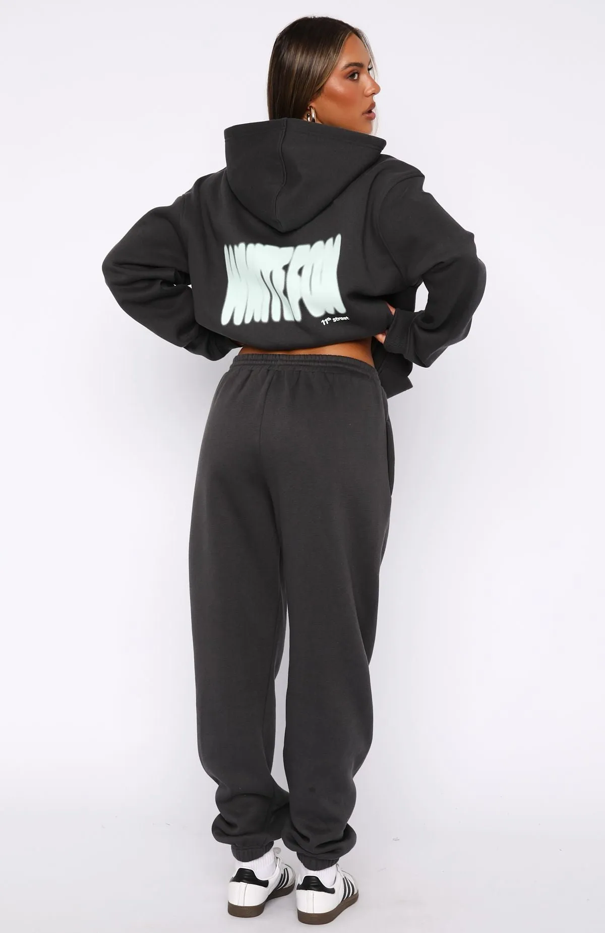 High Waistband 11th Street New York Or Nowhere Sweatpants Matcha Crumble