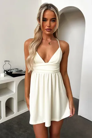 Stylish short formal dress Hyland Dress - Yellow