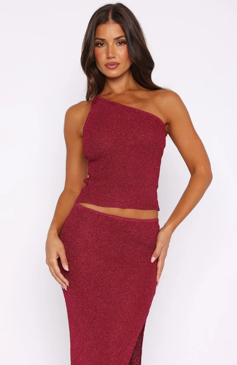 I'm Into You Knit Top Dragon Fruit Snorkel Fit
