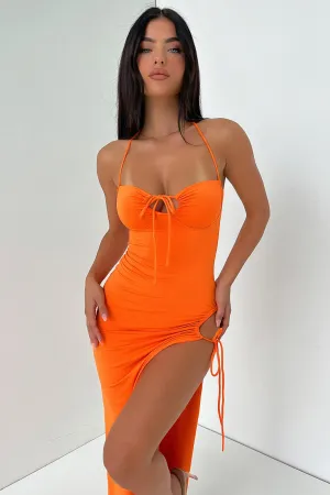 Imana Maxi Dress - Orange Angel Feel
