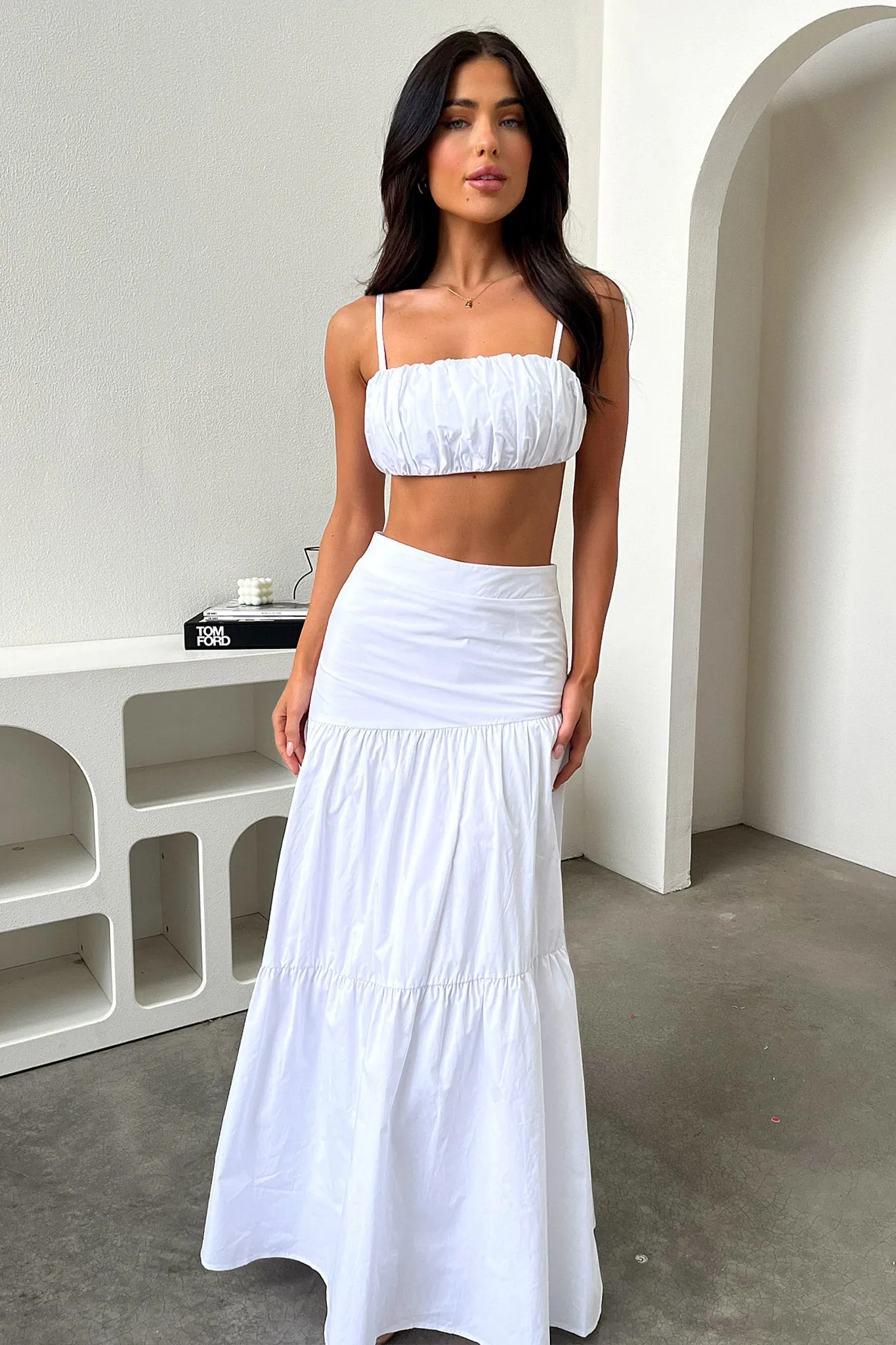 Impact - resistant vessels Lateisha Crop - White