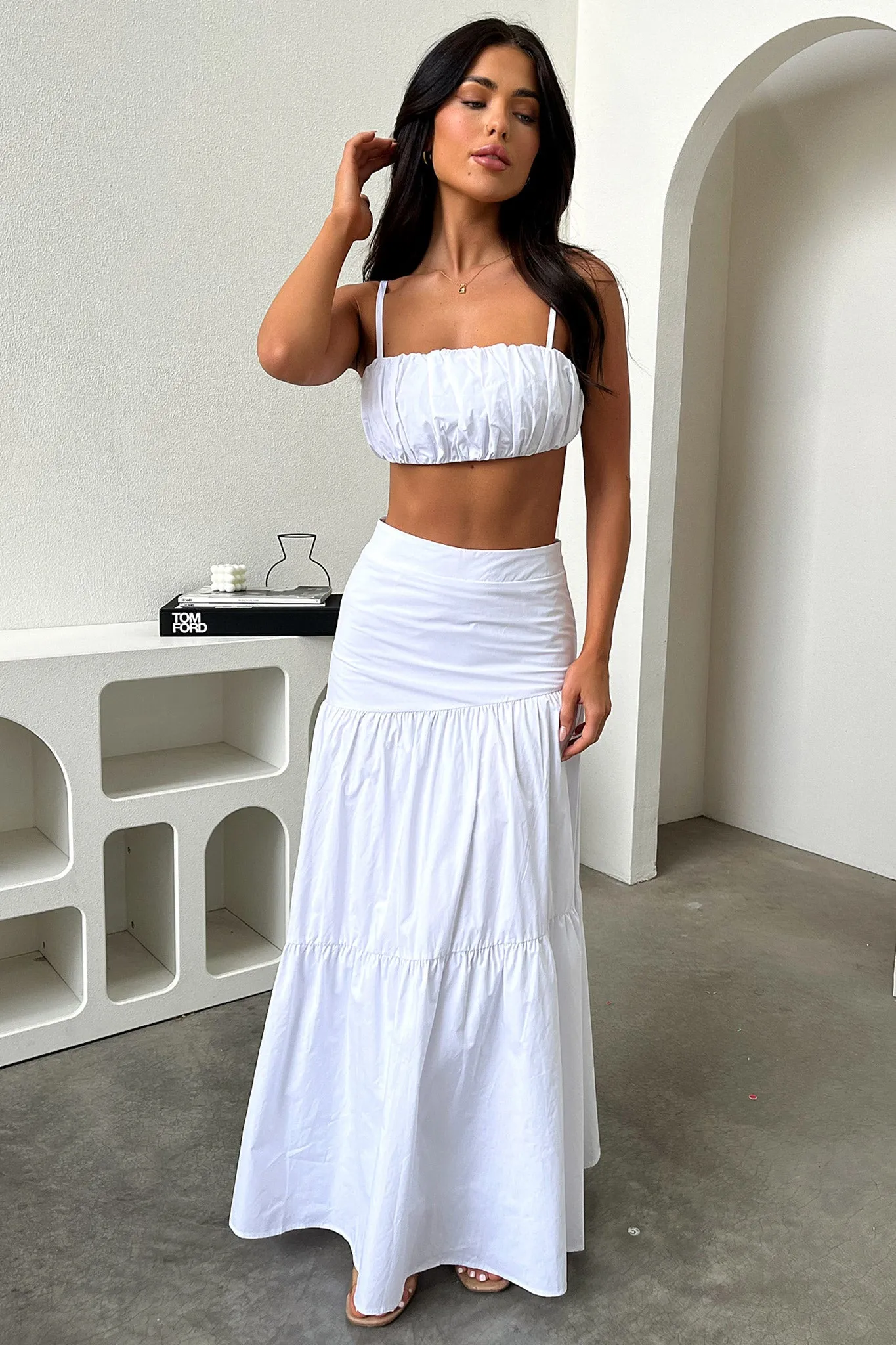 Impact - resistant vessels Lateisha Crop - White