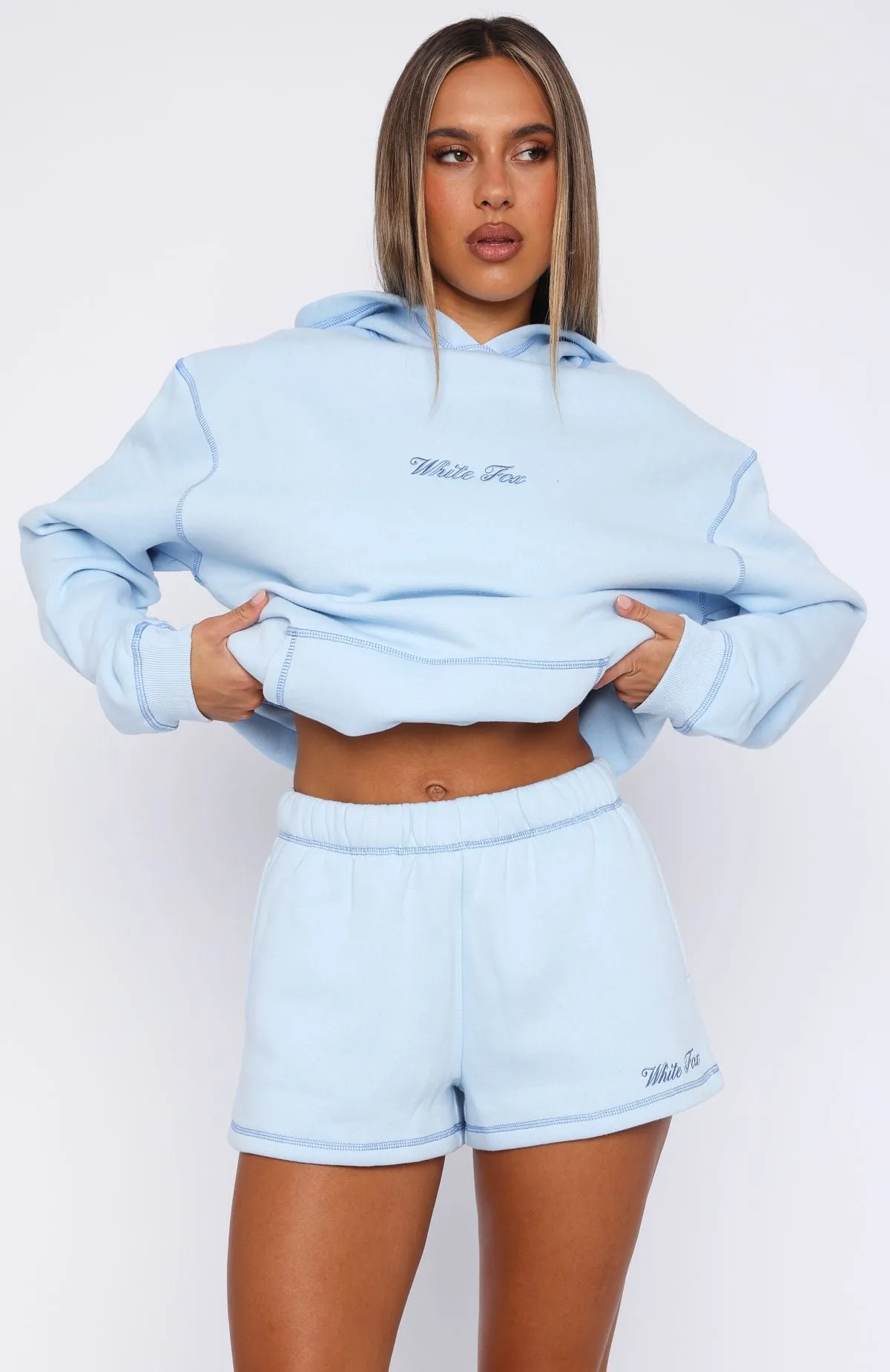 Instant Attraction Lounge Shorts Baby Blue Everyday Fit