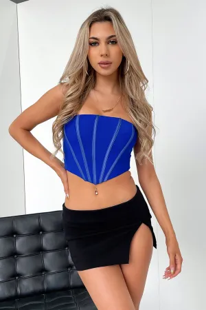 intelligence gathering Street Smooth Irana Bustier - Royal Blue
