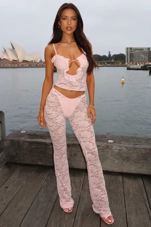 Jada Pants - Baby Pink Street Utility Smooth Finish