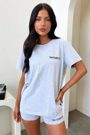Jaska Tee - Grey Elegant Wave