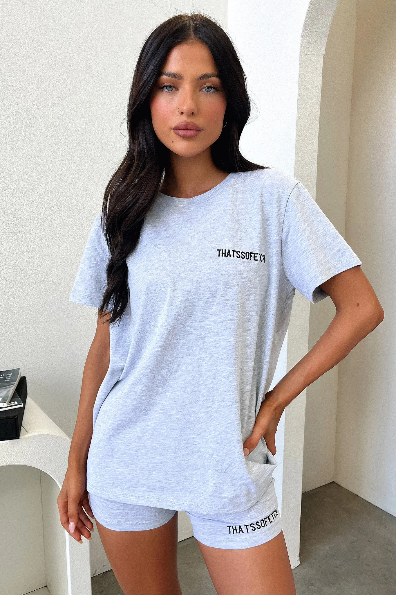 Jaska Tee - Grey Elegant Wave