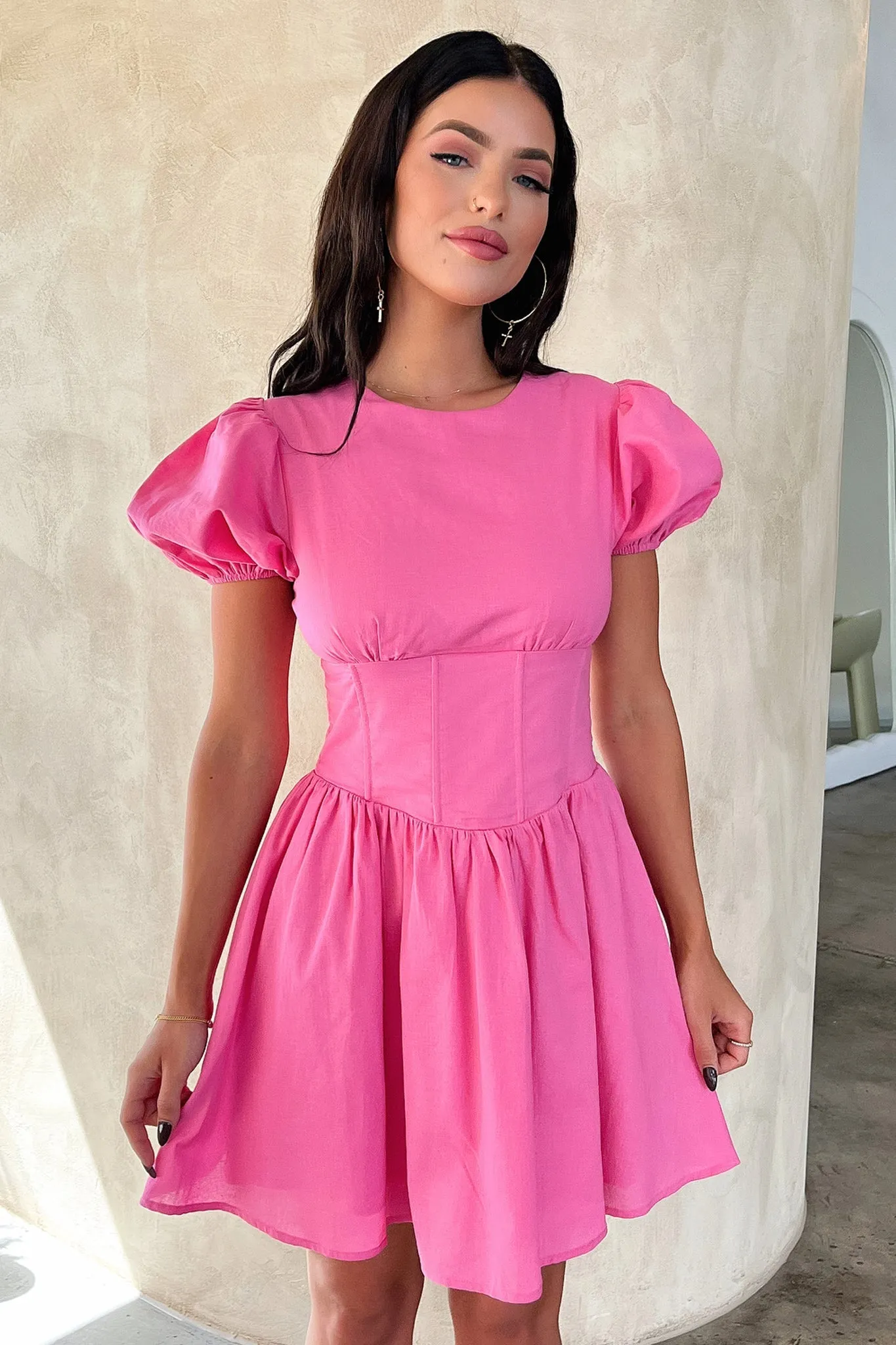 Trendy Mood Jordyn Dress - Hot Pink