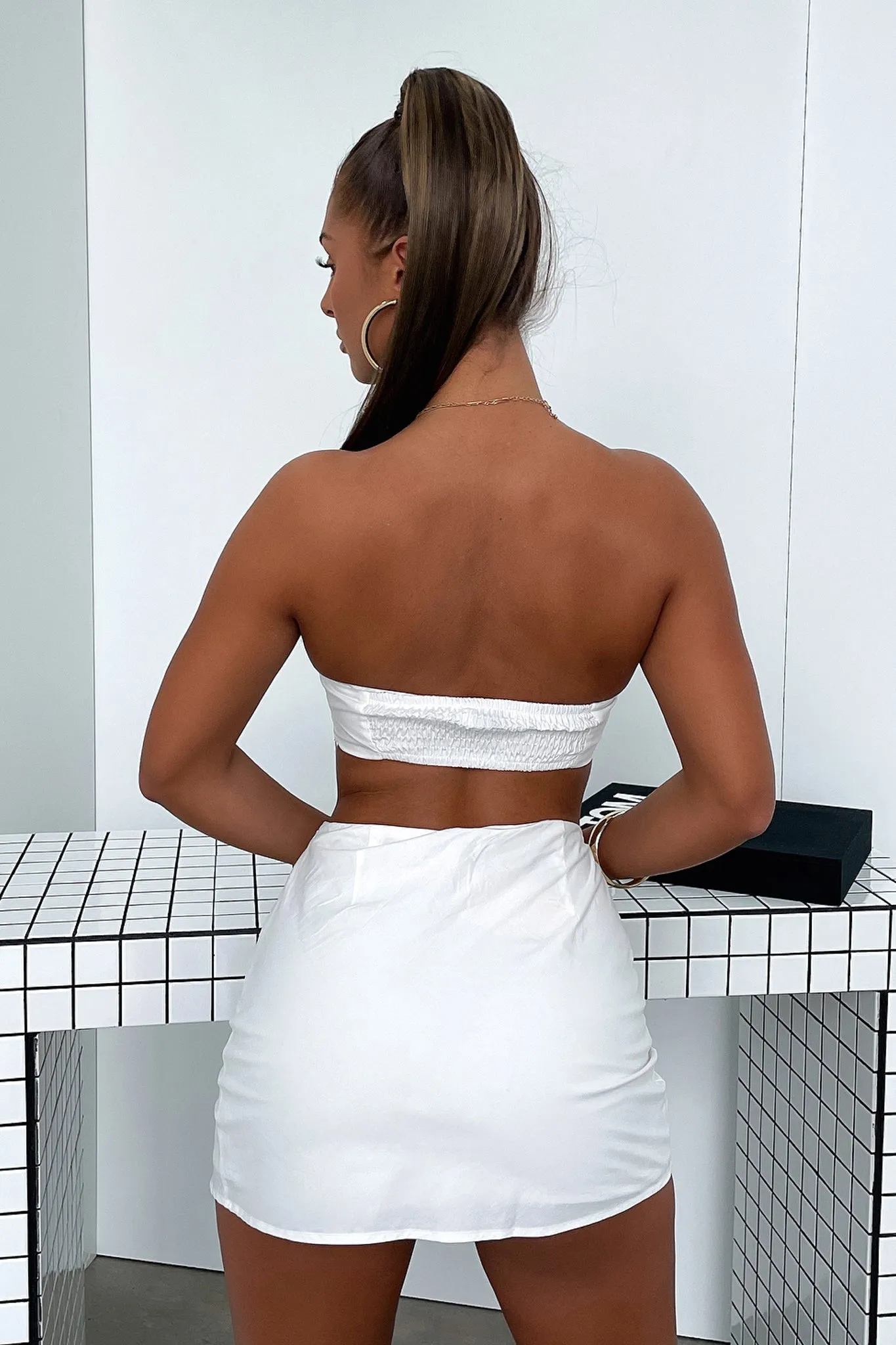 Julia Skirt - White Smart Energy