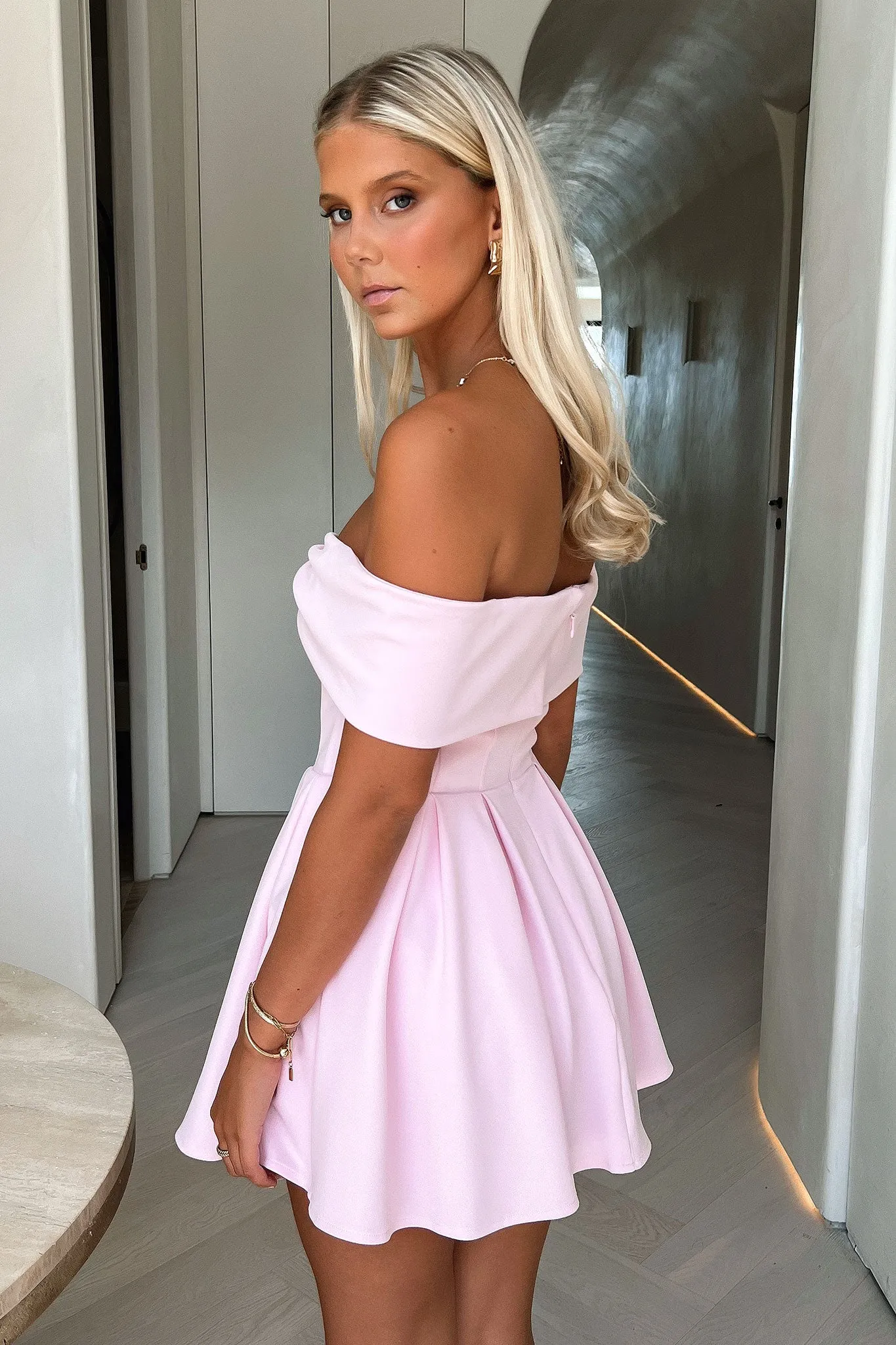 Juliana Dress - Pink Wild Safari