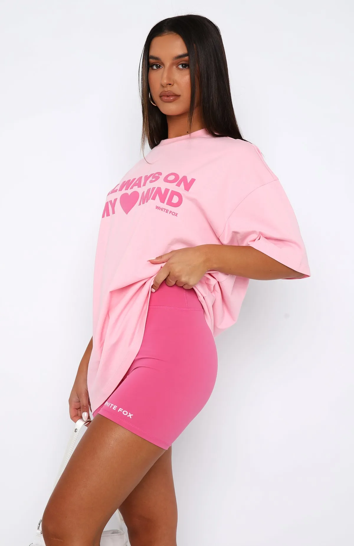 Just To Be Popular Bike Shorts Pink Durable Fit
