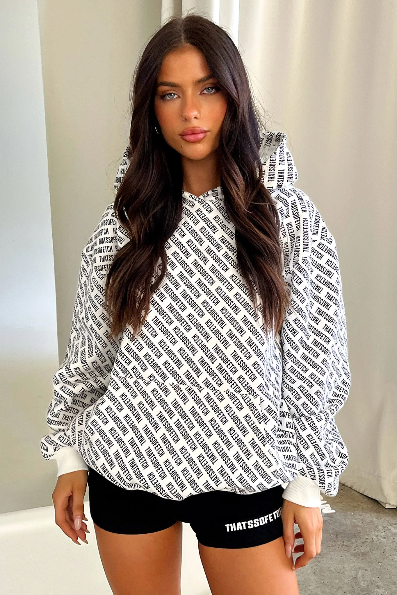 Juster Hoodie - White Classic Cut