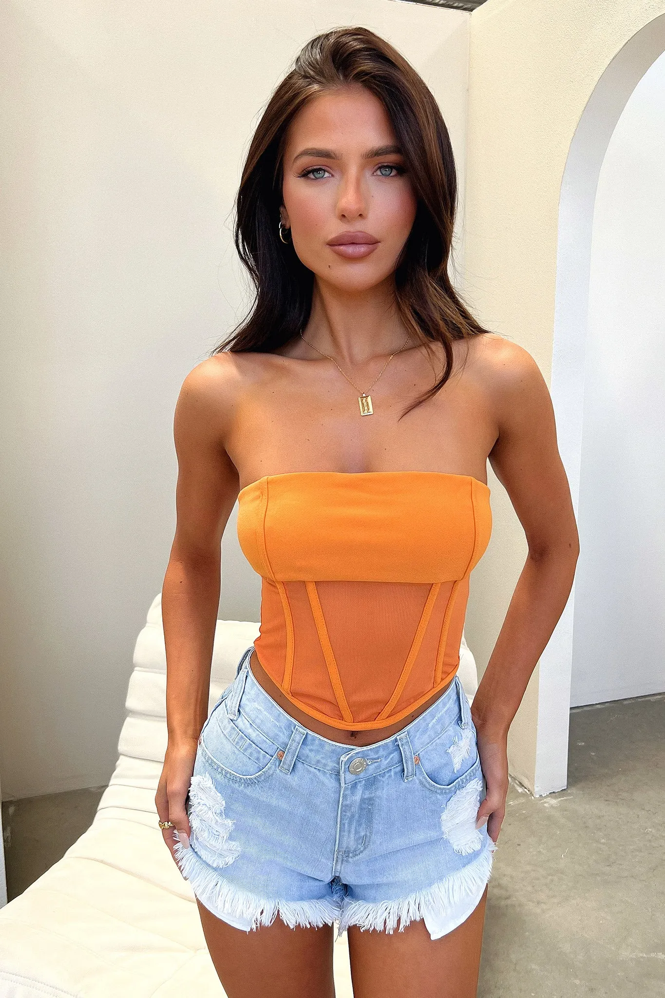 Kanta Denim Shorts - Light Denim Straight fit