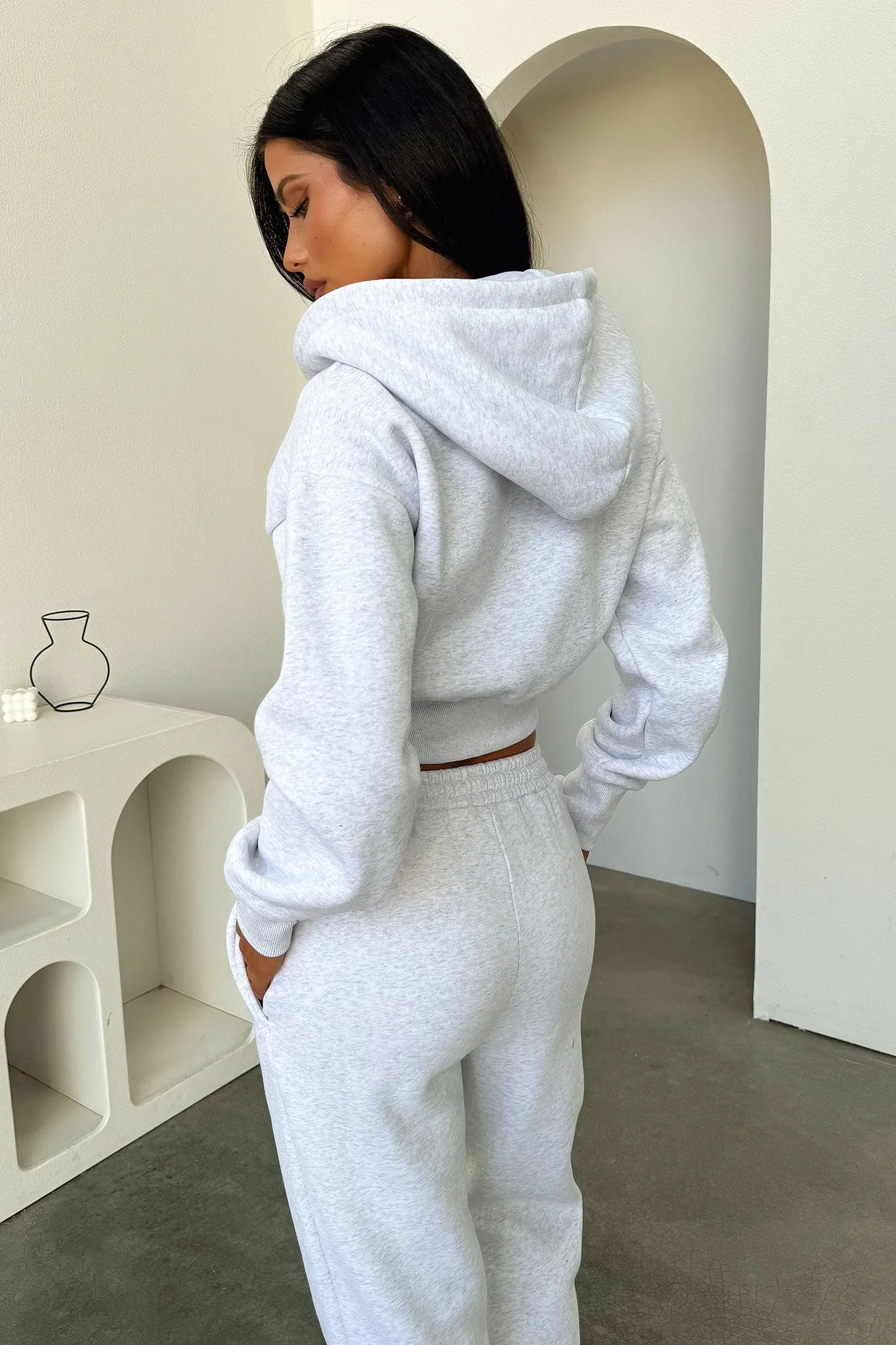 Kaztek Cropped Jacket - Grey Sport Flow