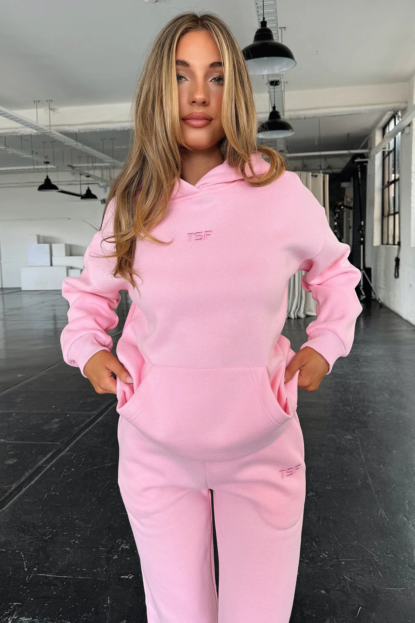 Kaztek Hoodie - Pink Sequins addition