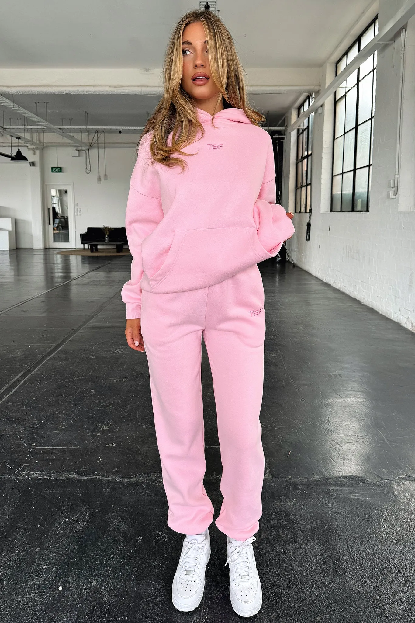 Kaztek Hoodie - Pink Sequins addition