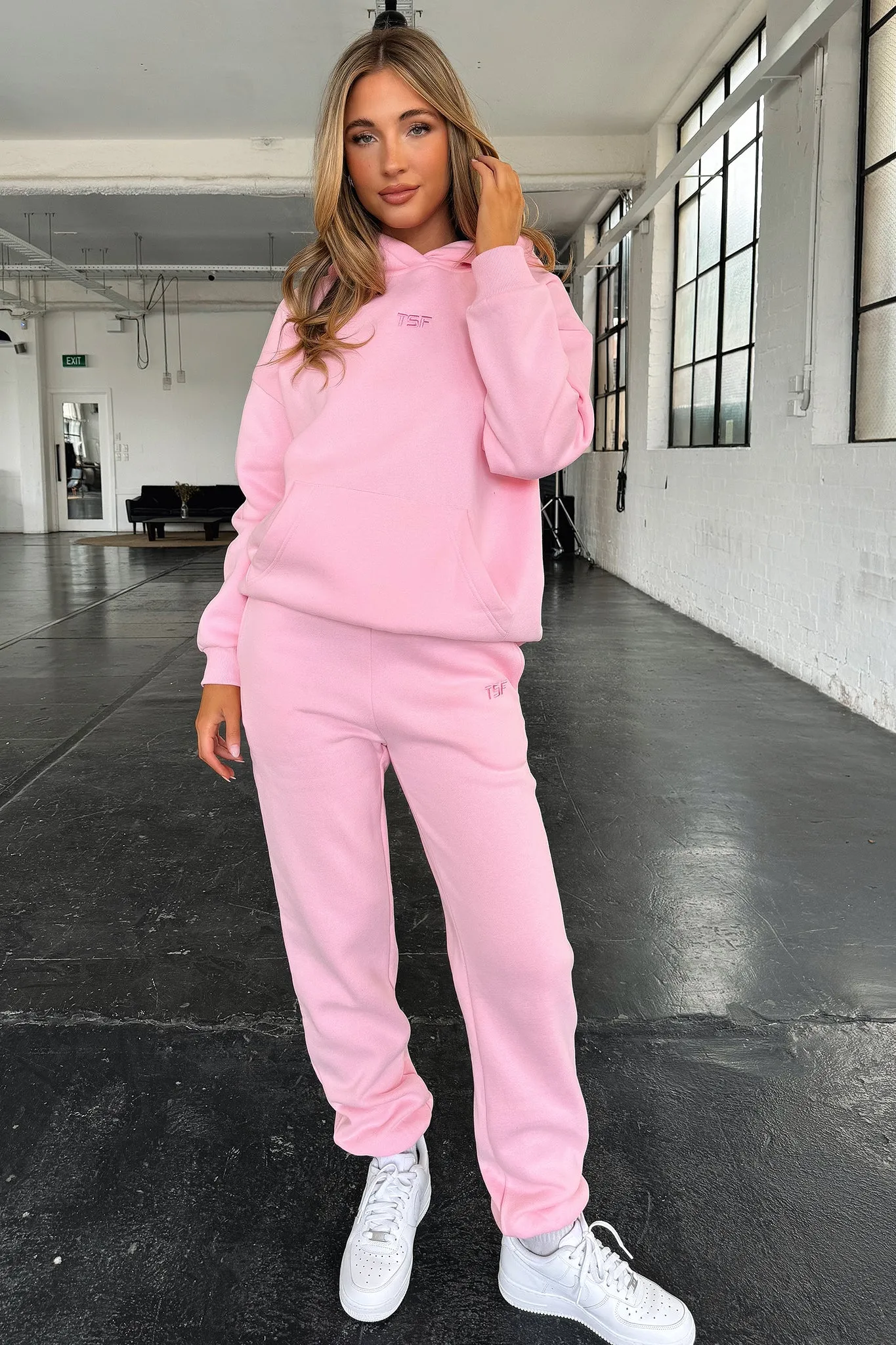 Kaztek Hoodie - Pink Sequins addition