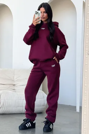 Kaztek Sweatpants - Maroon All Day Fit