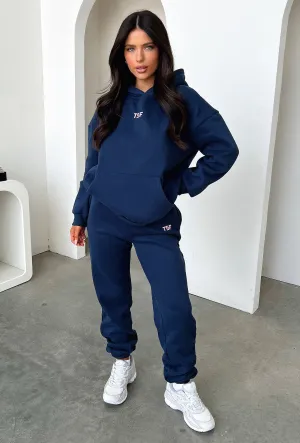 Feminine Cut Kaztek Sweatpants - Navy