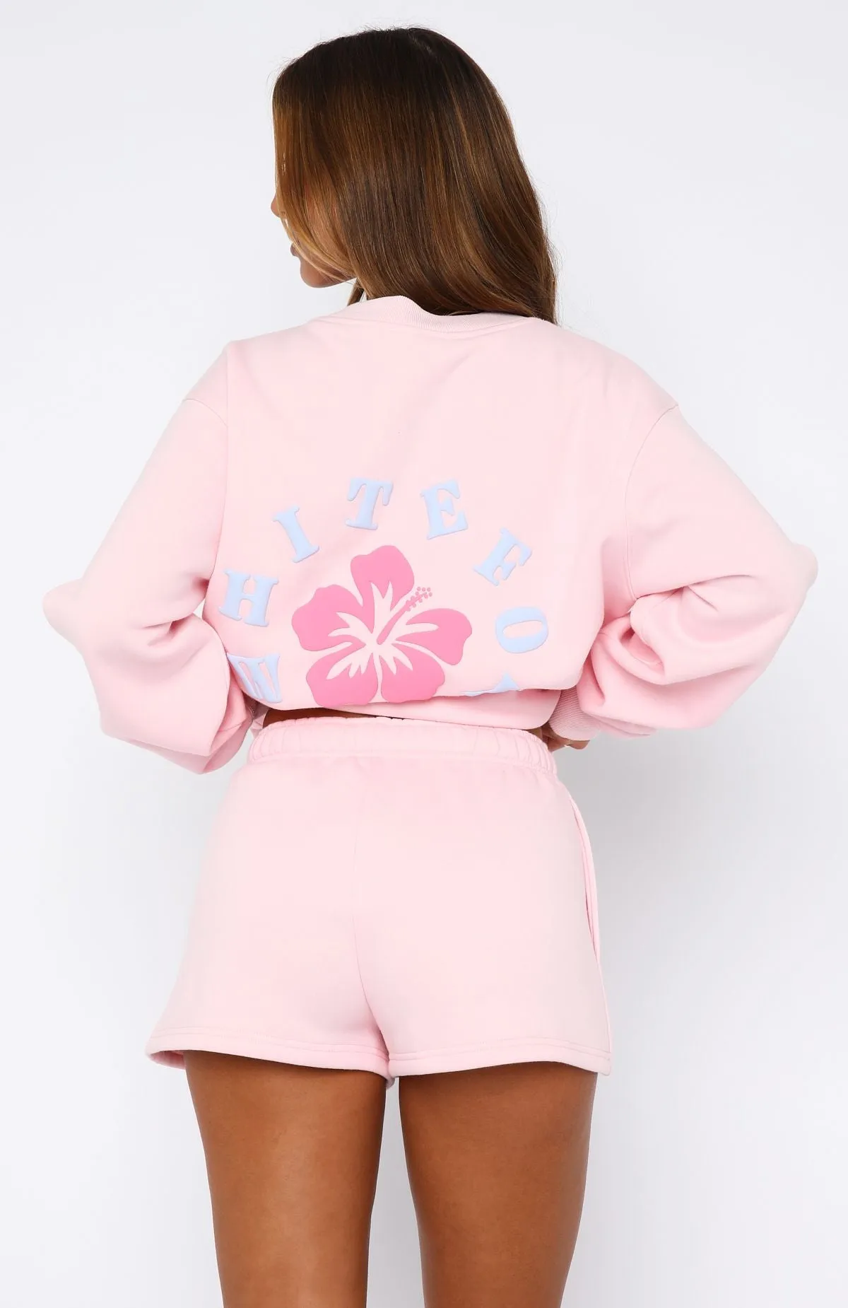 Keep Blooming Lounge Shorts Pink Contemporary Design