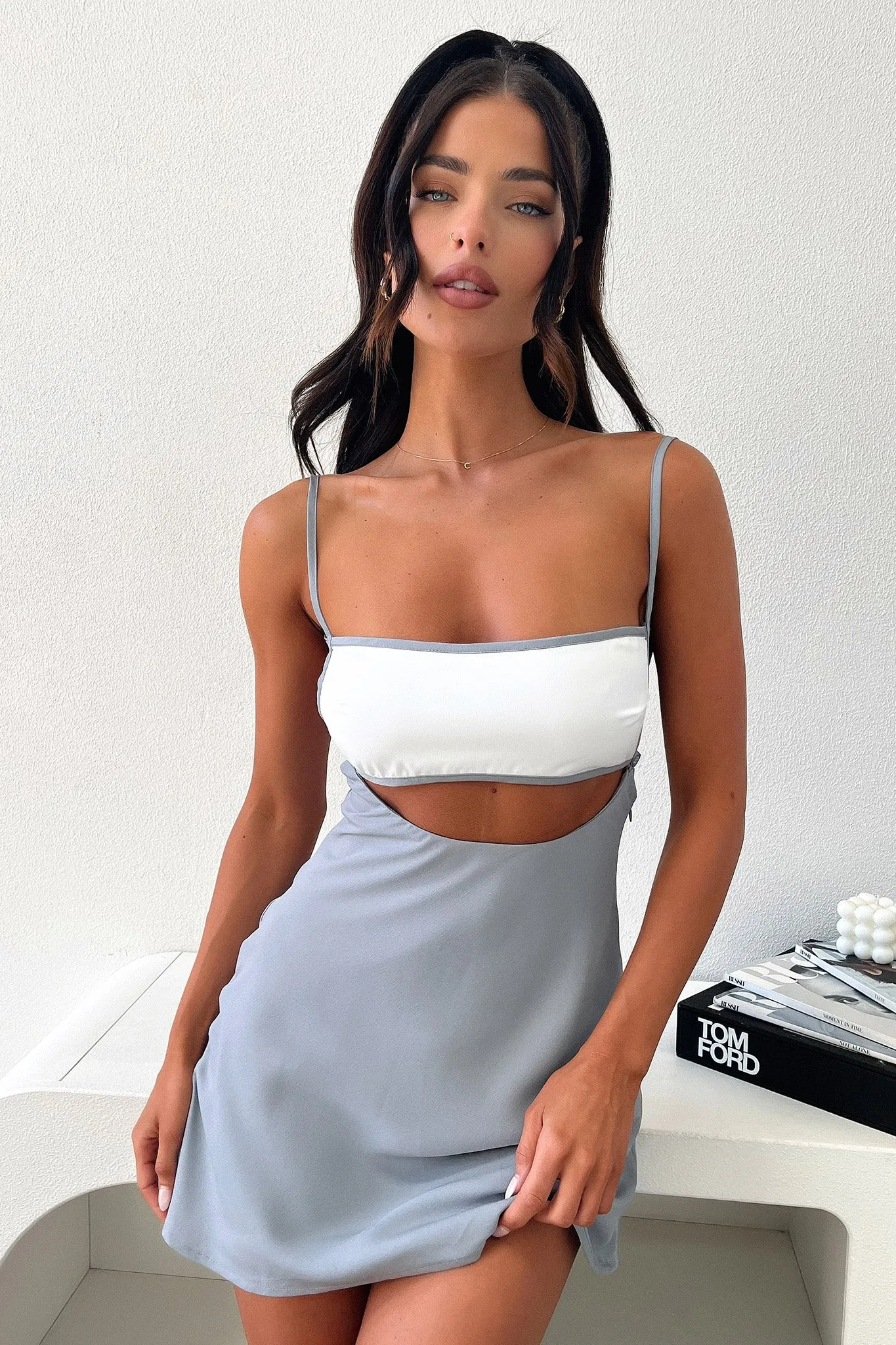 Kora Dress - Grey Moody Shades