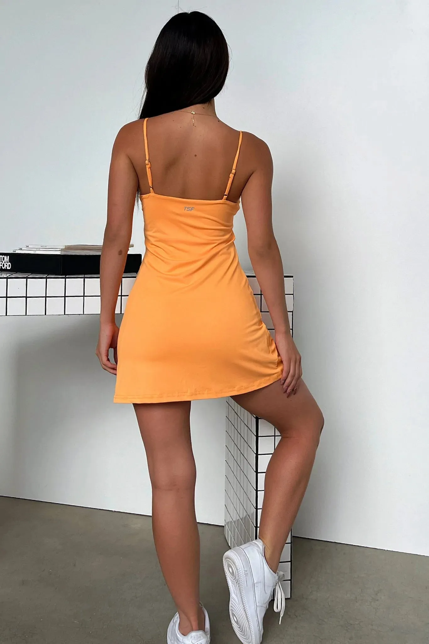 Kyri Dress - Orange Soft Silhouette