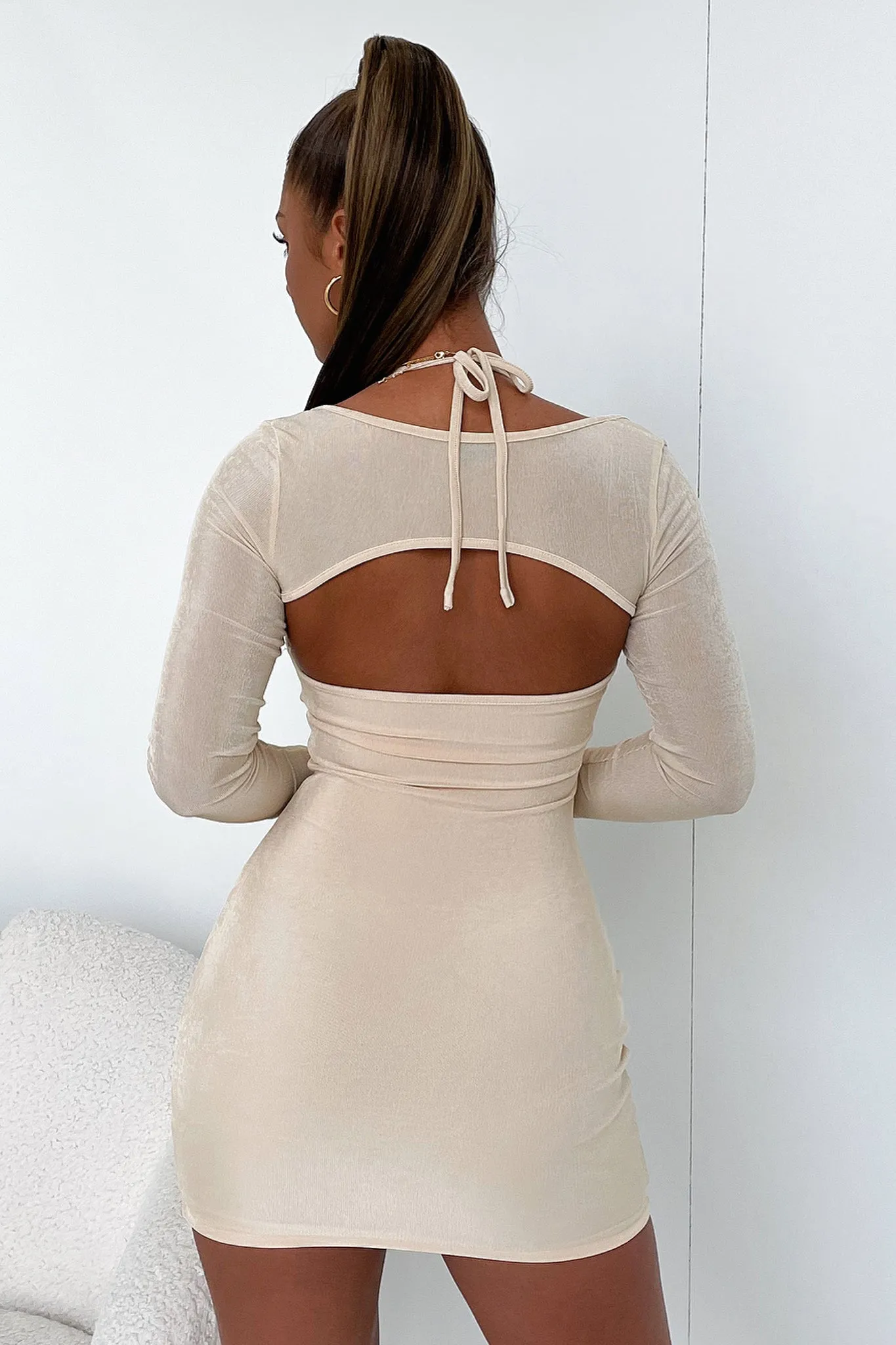 Lachlan Dress - Nude Ombre effect