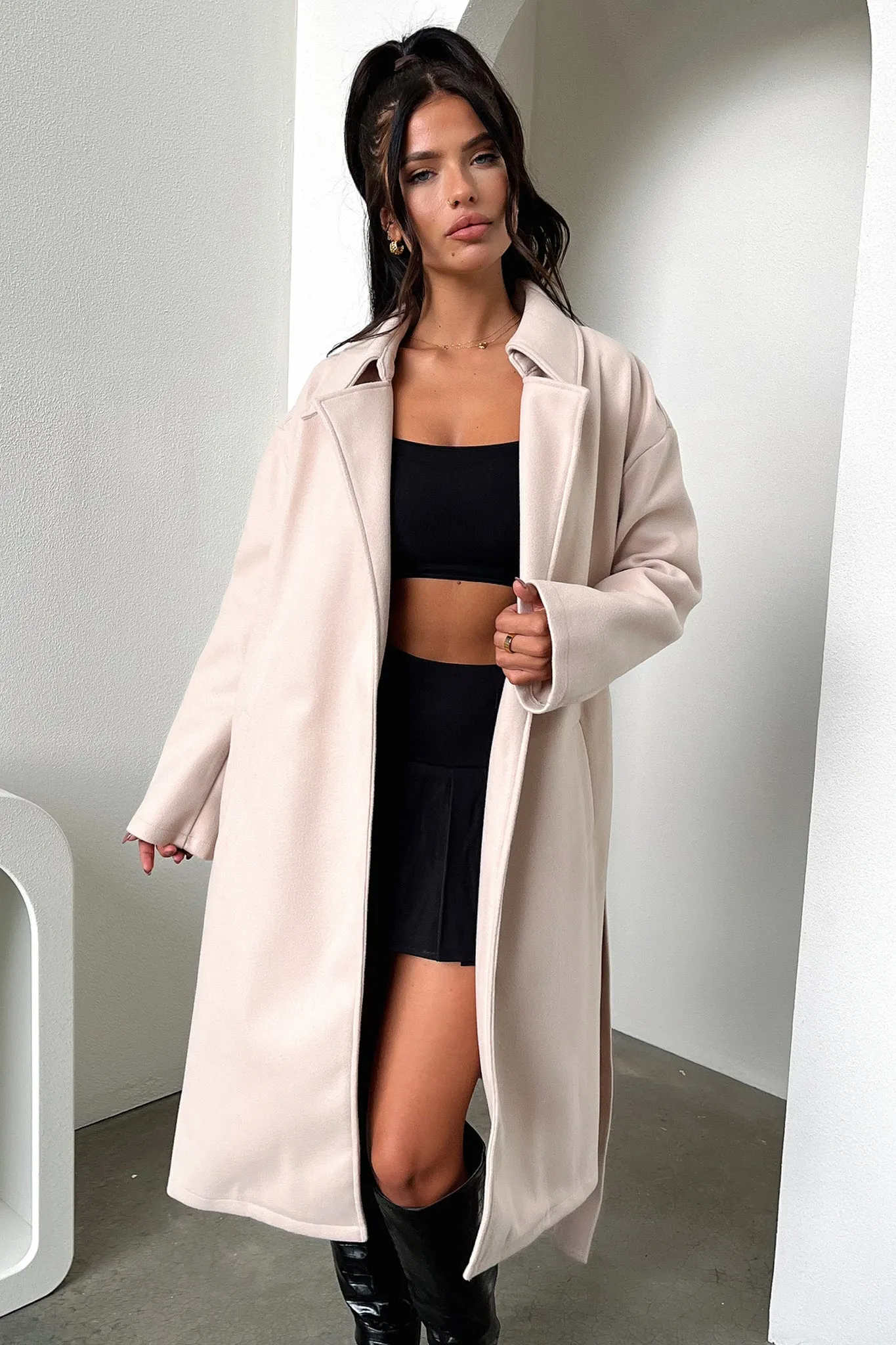 Layering Made Easy Francesca Coat - Beige