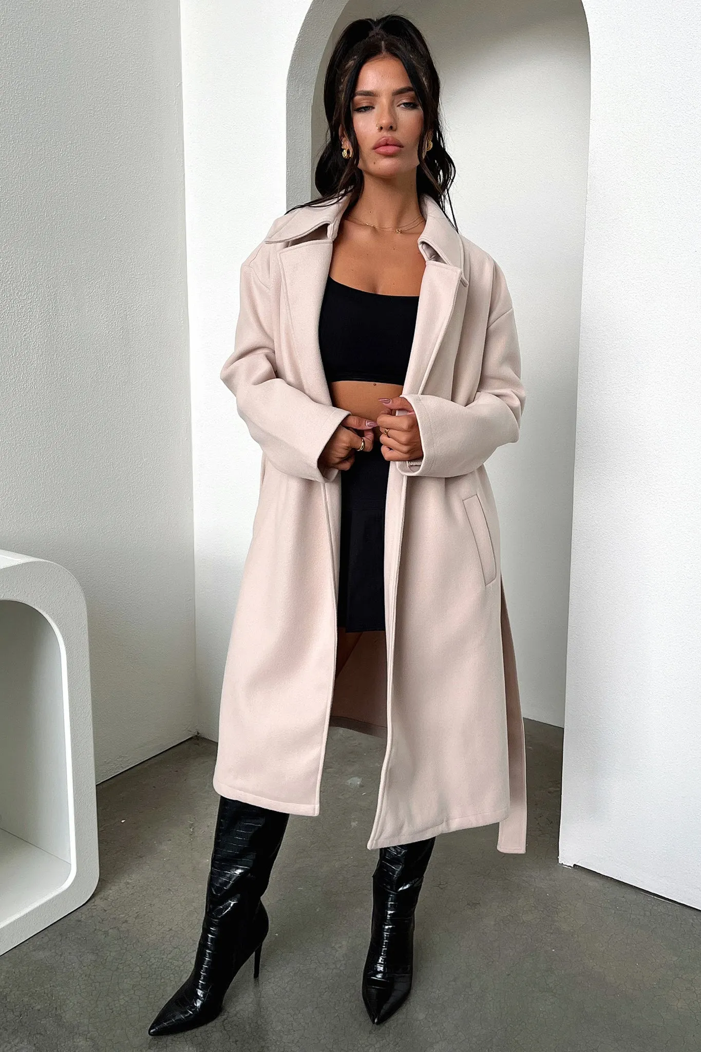 Layering Made Easy Francesca Coat - Beige