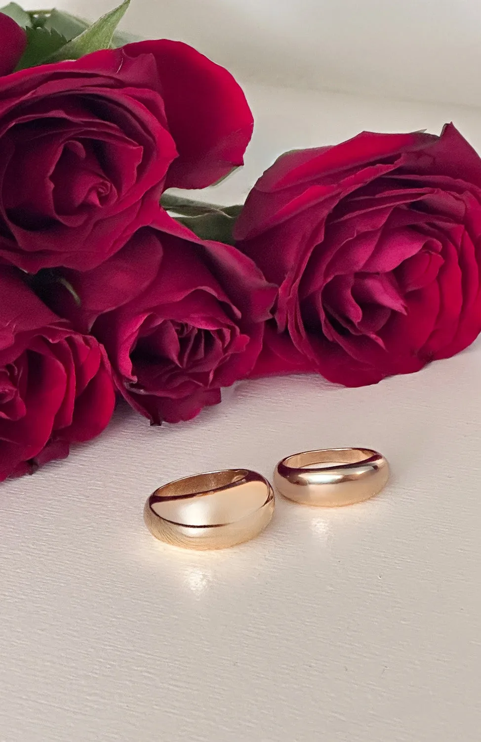 Letter Elements Mirela Ring Set Gold