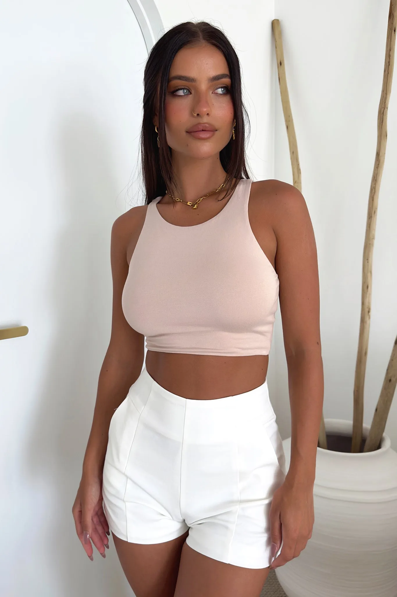 stealth Liani Crop - Beige