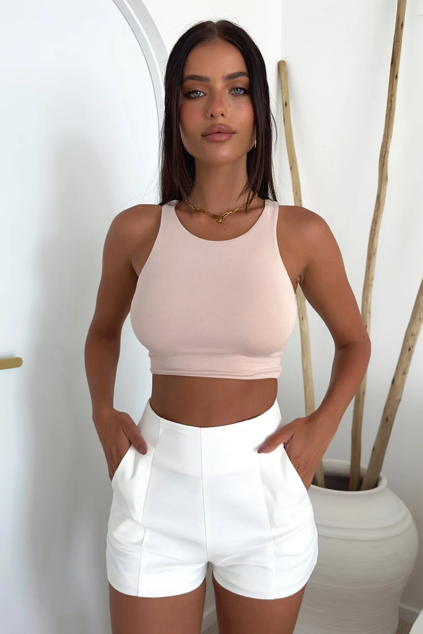 Liani Crop - Beige Fiberglass carriers