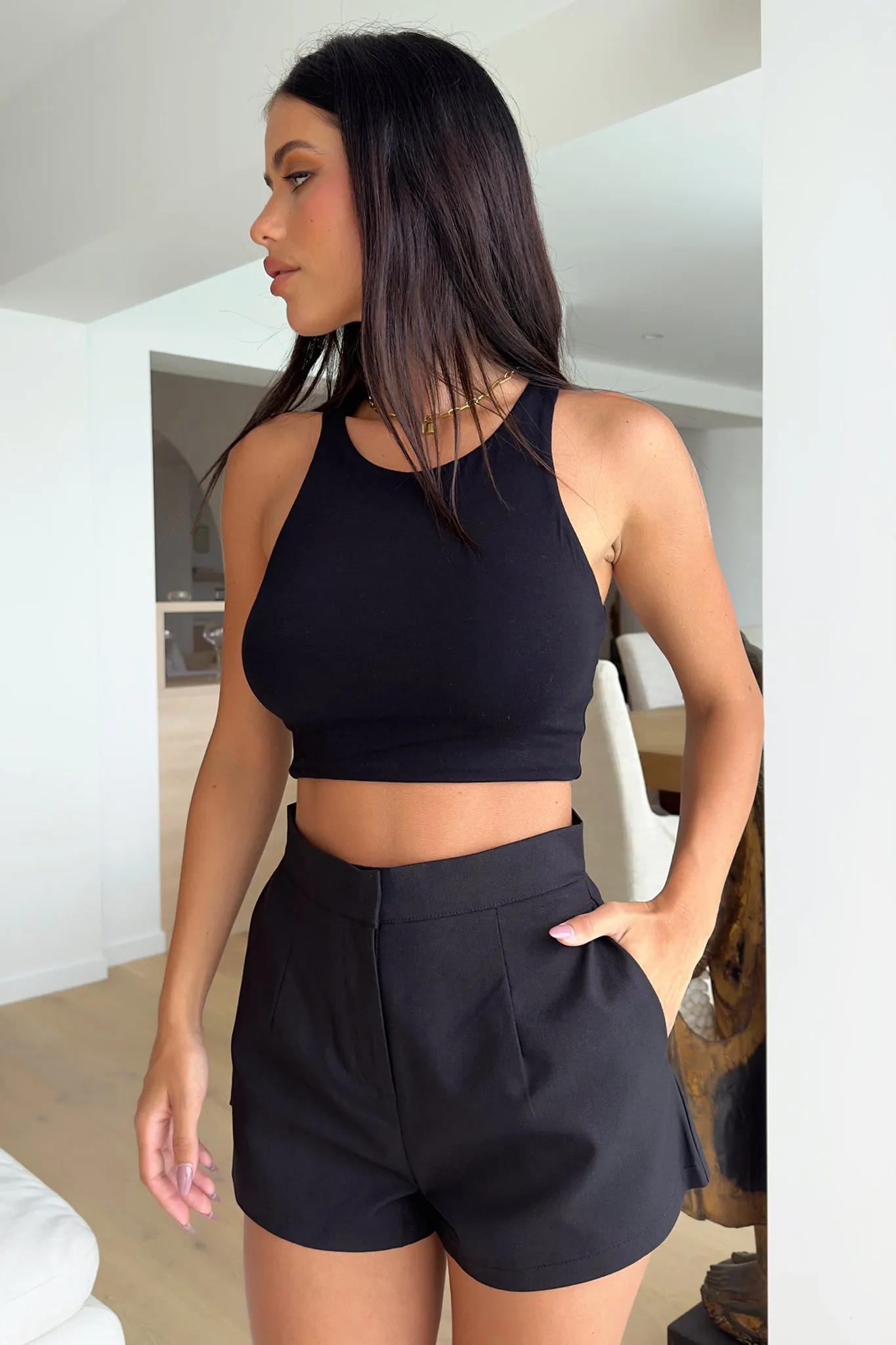 Liani Crop - Black Workout Ready