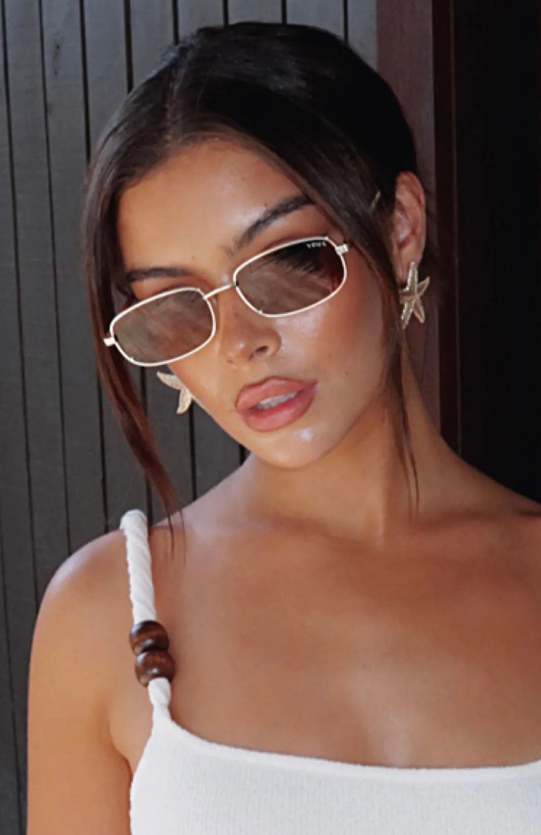 Canyon Sunglasses Gold/Brown Lens Prom