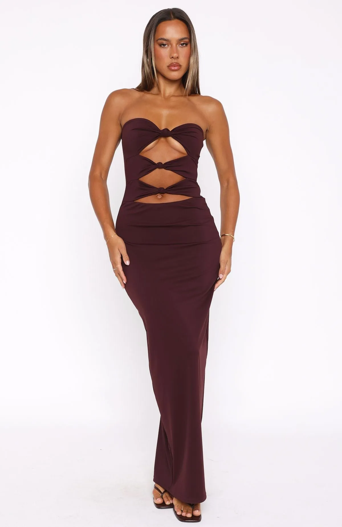 Lilac Tone Life After Love Maxi Dress Chocolate