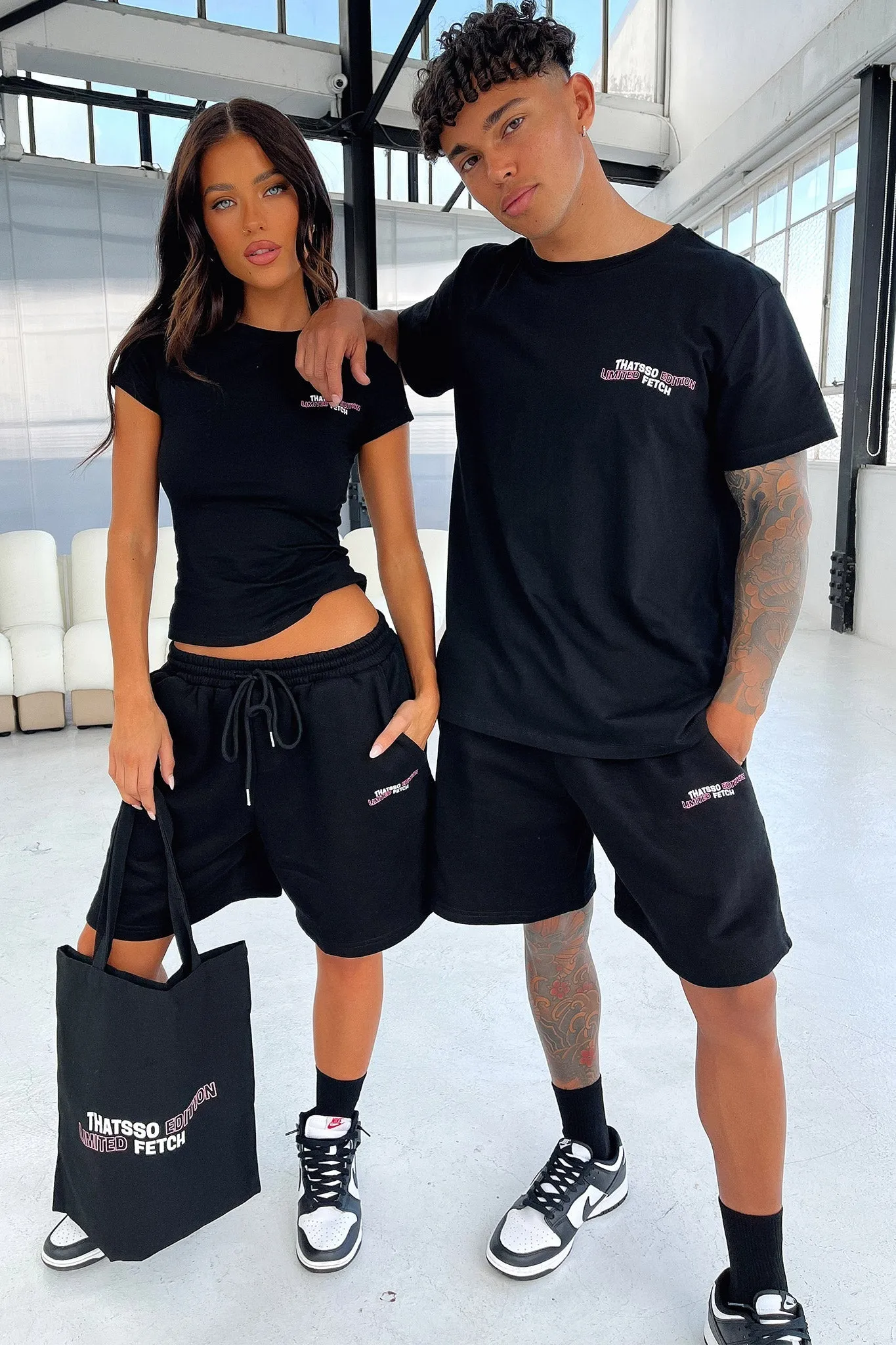 Limited Edition 3/4 Shorts - Black Bootcut style