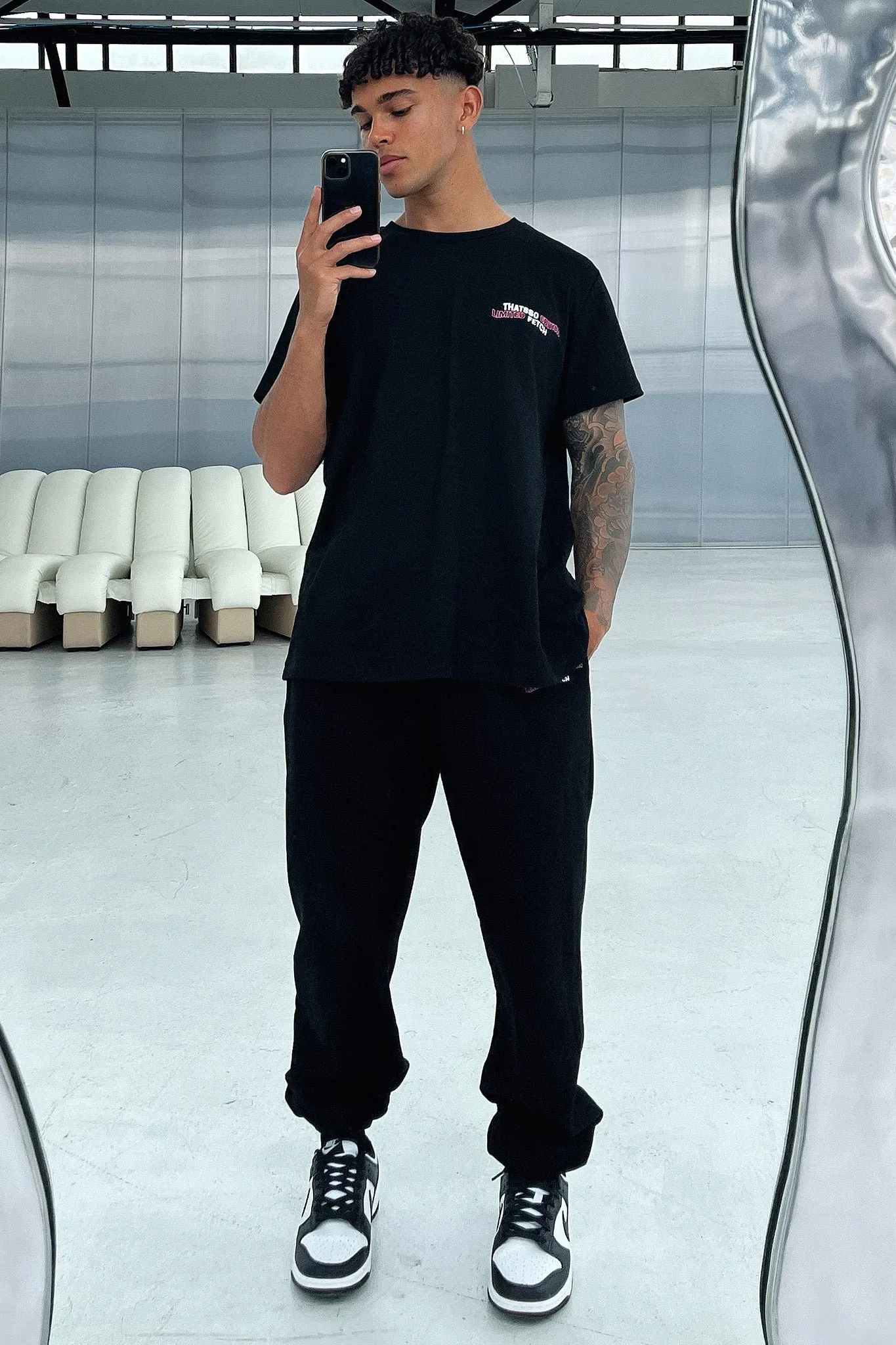 Limited Edition Oversized Tee - Black Day Look