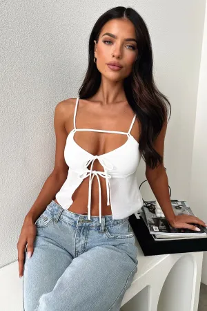 Classic Look cylindrical Liotta Top - White